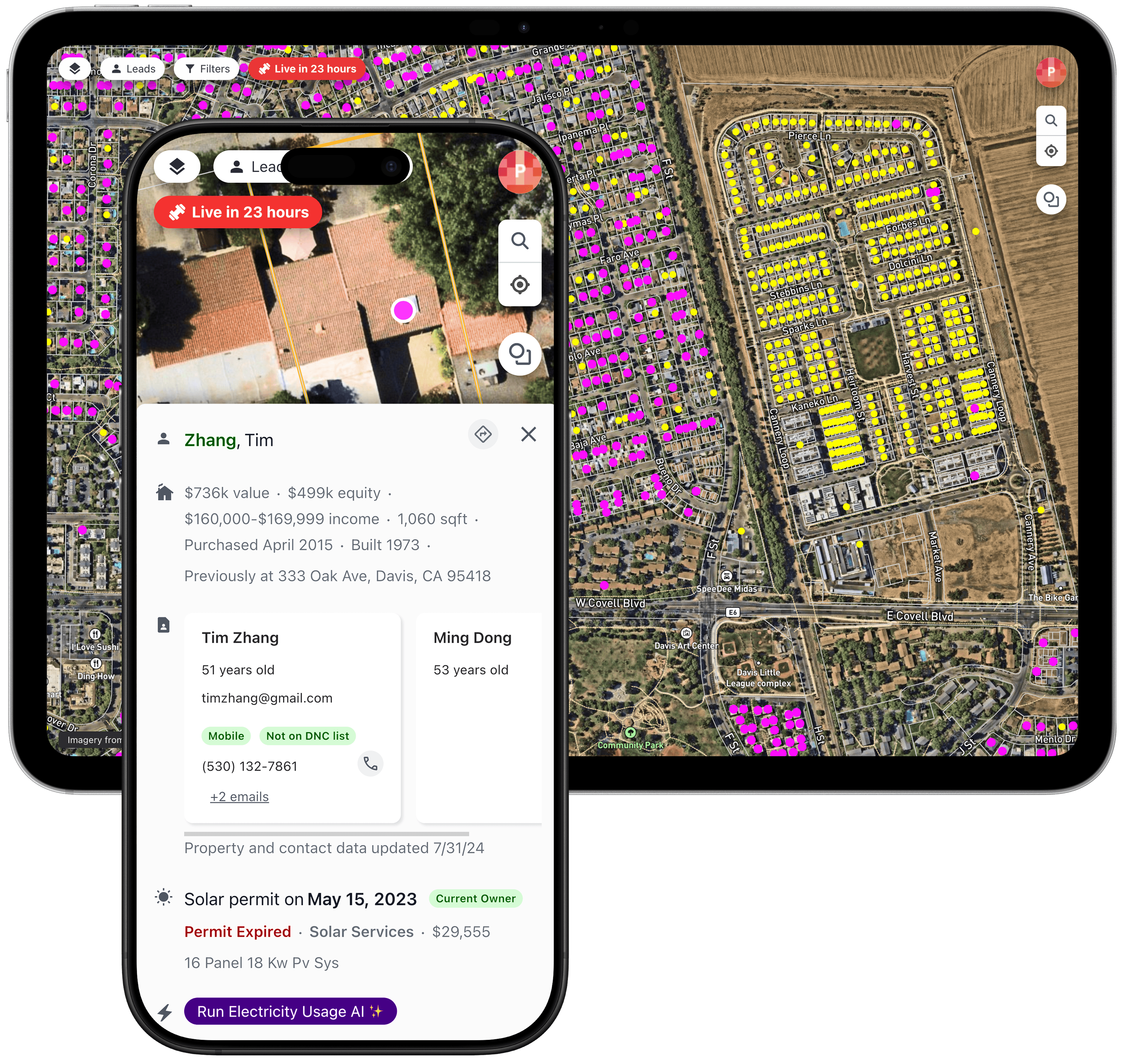 Identify opportunities through permitting data